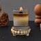 2 Pieces Wood Riser, Risers for Decor,Pedestal Stand,Display Stand apply to Home Decor,Farmhouse Decor,Tiered Tray Decor(Brown, 4 Inches)